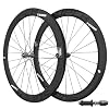 Superteam Classic Pro Light D28-50 Disc Brake Carbon Wheelset with 36T Ratchet Hub Ceramic Bearing 700C Road Bike Wheels Tubeless Clincher