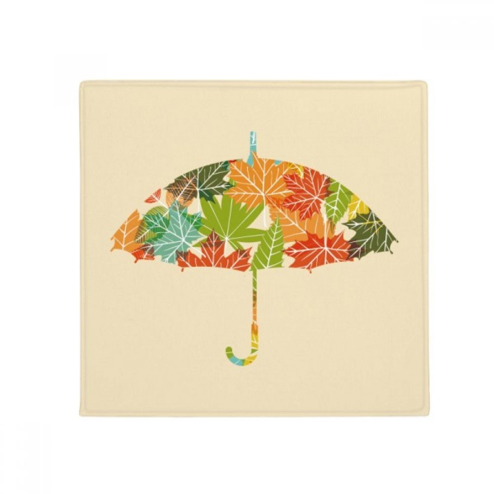 Tapis de sol feuilles parapluie anti-slip 80x80cm pour chien chat