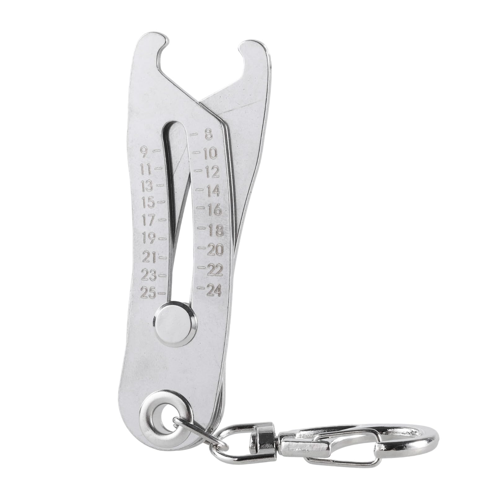 Portable Thread Size Checker Keychain Nut and Bolts Thread Checker Bolts Size Finders Keychain Quick Hand Measuring Screw Identifiers