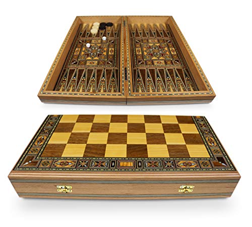Planche de backgammon en bois Elessar Dama BK 510 de 50x50cm pour remplacer vos plateaux fragiles