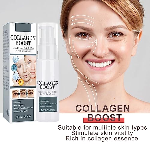 2Pcs Collagen Boost Anti Aging Serum, Collagen Boost Anti Aging Serum For Face Wrinkles, Skincare Glow And Protect Serum For All Skin Type #TOP1