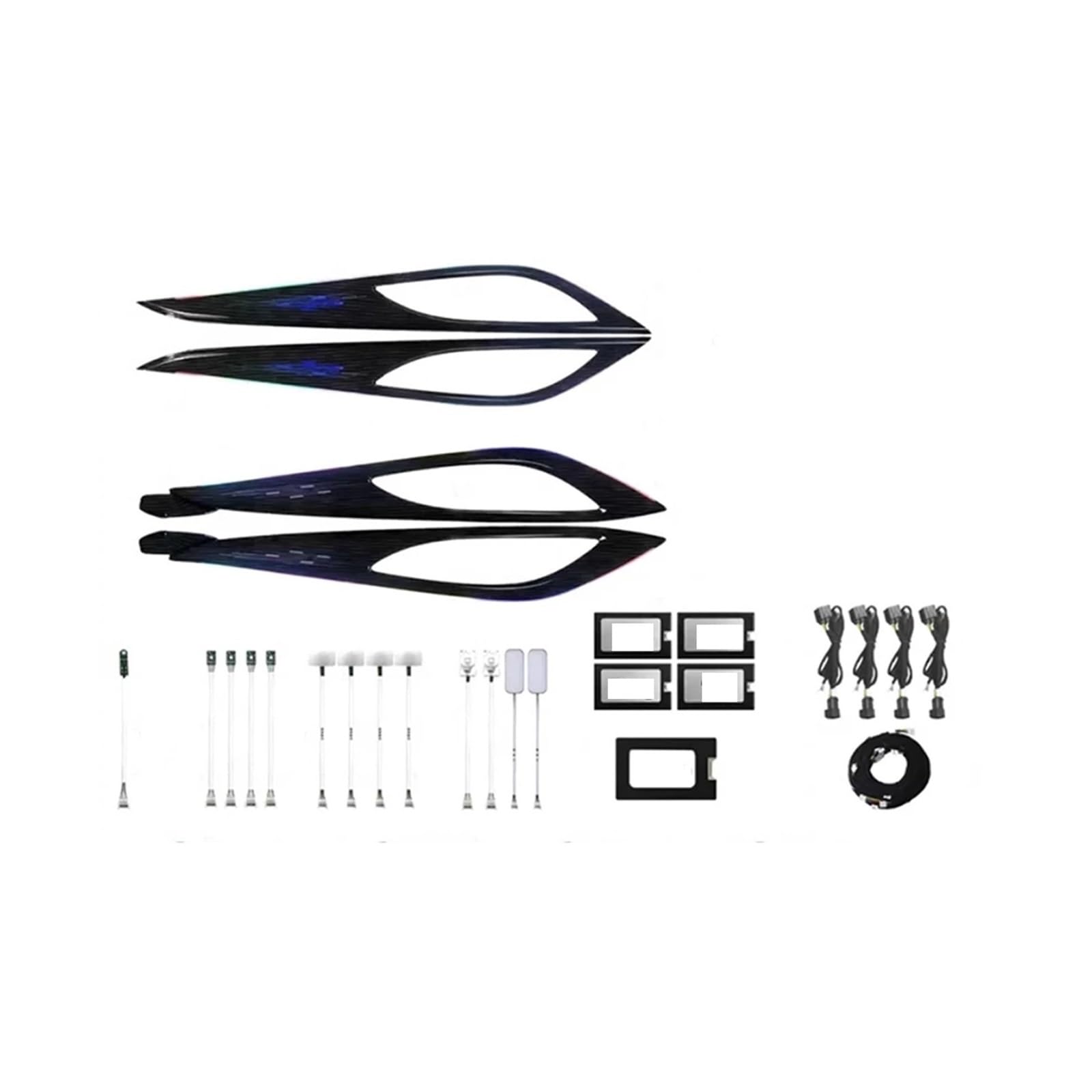 64 Colors 17 Lights Interior Atmosphere Light Compatible with Buick Regal 2017 2018 2019 2020 2021 2022 Symphony Atmosphere Light(A)