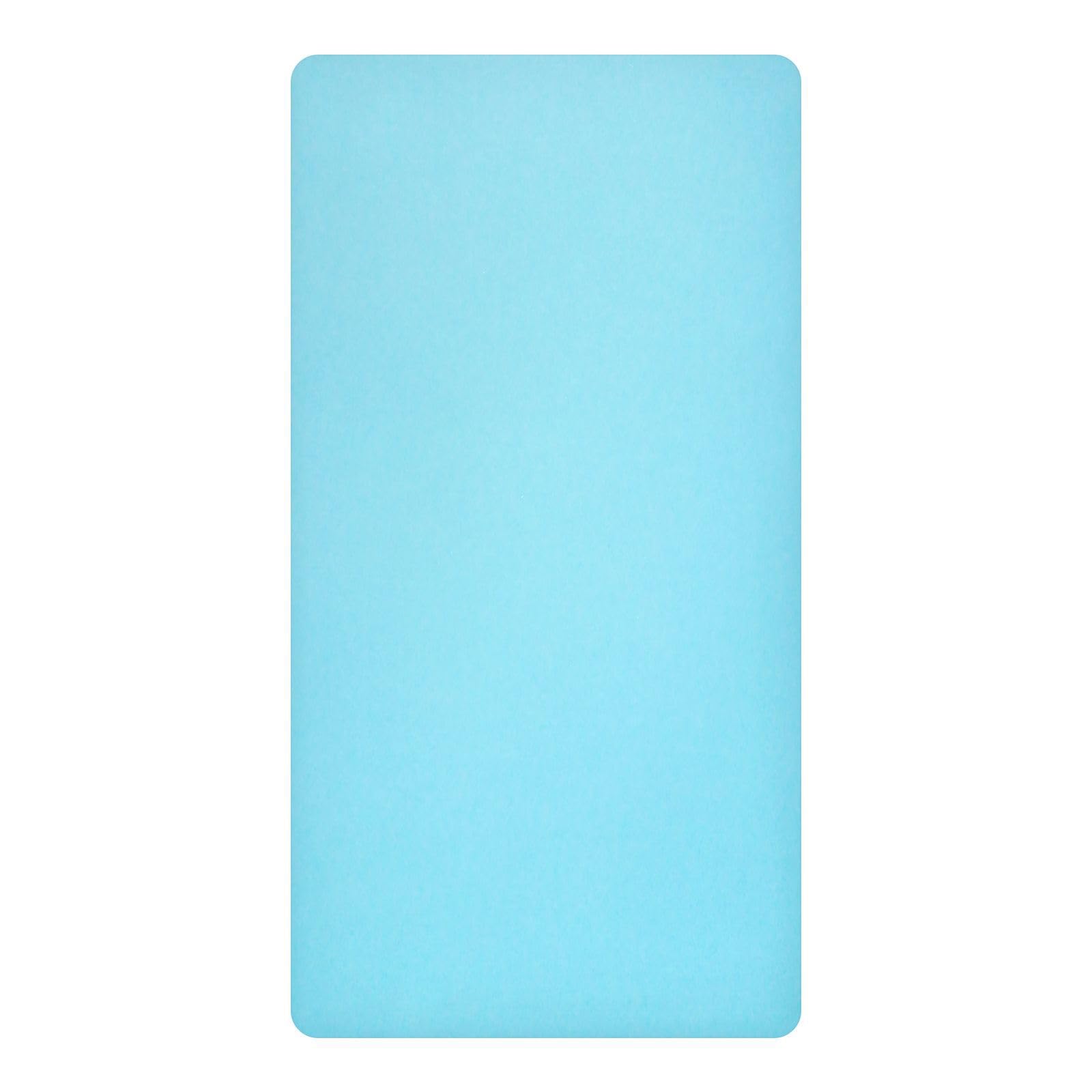 JiangGgen Blue Baby Crib Sheet Soft Breathable for Standard Crib-M