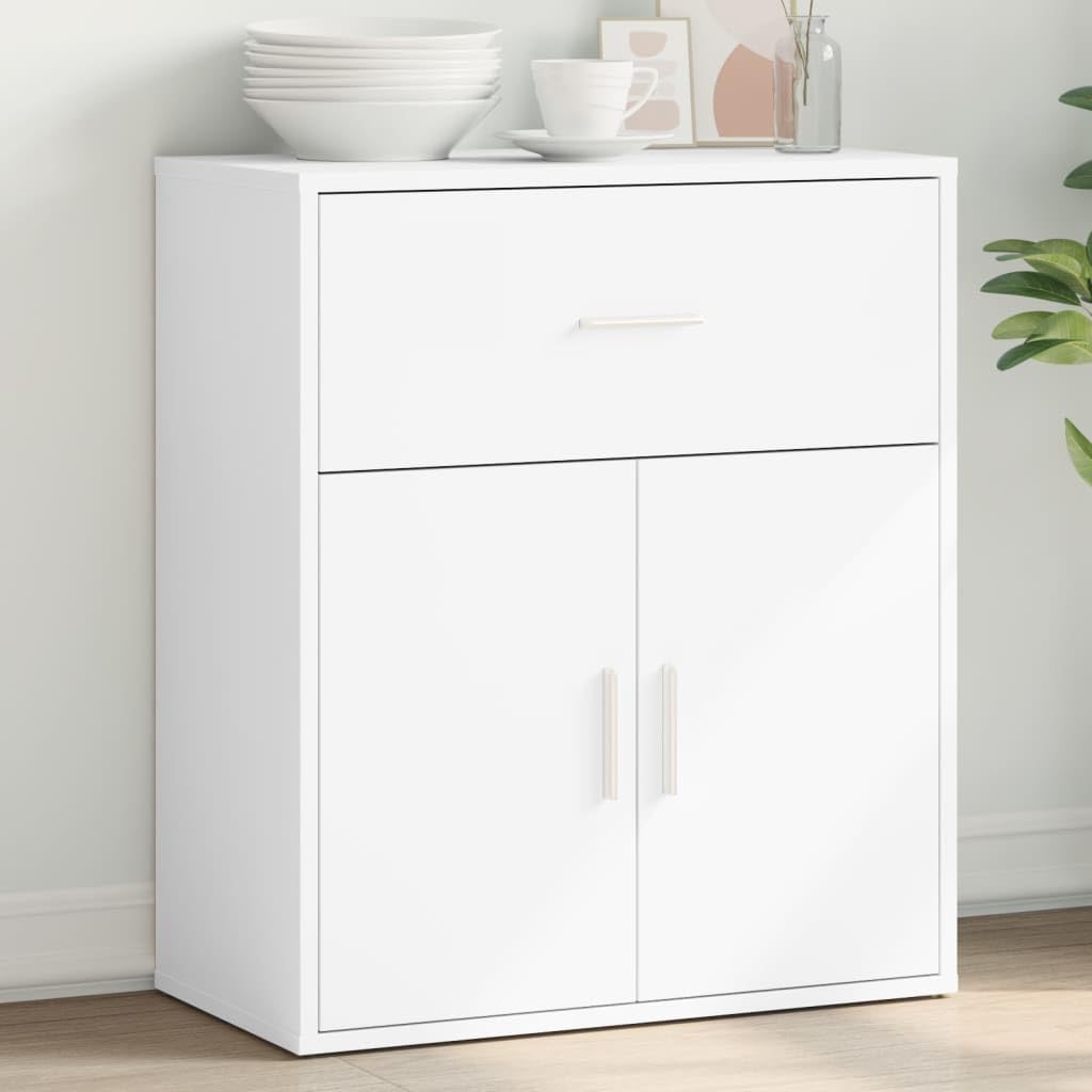 vidaXL Buffet Blanc 60x31x70 cm Bois d'ingénierie