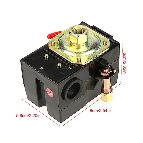 Interruptor de presión de 95 a 125 Psi para reparar fallas en el compresor 3