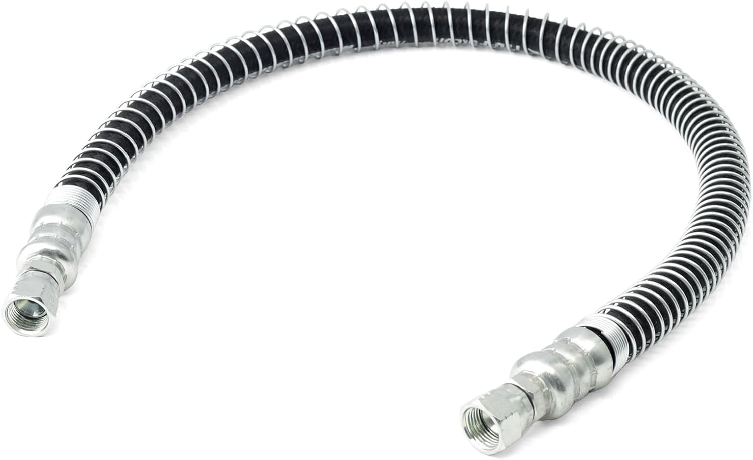 24" LPG Crimped Hose for Liquid Propane, Replacement for Universal Assembly with Spiral Guard and Tank 3/8" Fittting Connection, Suitable for Forklift Trucks