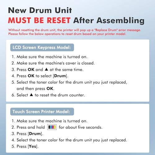 Image of DR229CL DR-229CL Drum Unit 4-Pack for Brother DR229CL DR229 Printer