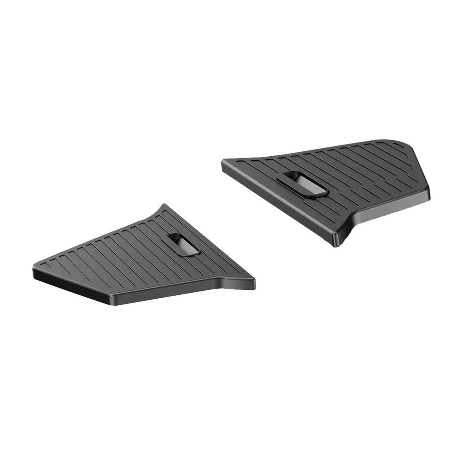 Lhdktee Cargo Cover For Tesla For Model Y For Juniper 2025 2026 Car Trunk Side Storage Box Flocking TPE Cover Mat Partition Board Stowing Space Rear Trunk Parcel Shelf(TPE Lids Only)