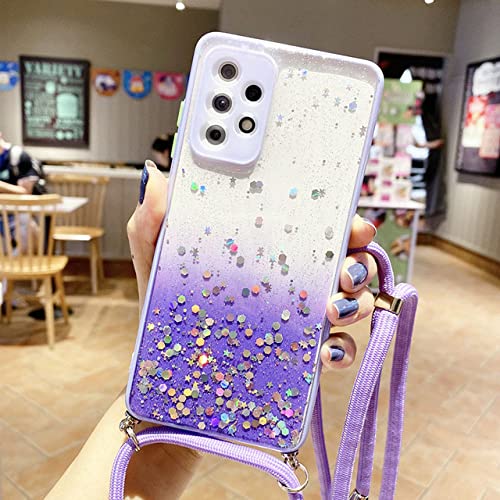 Collier lanière pour Samsung A12 5G, coque sangle idéale en voyage