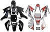 Black CRF50 Plastic Kit XR50 Plastic Fender Kit wGraphics Decals Kit for XR 50 CRF 50 SDG SSR 107 110 125 Pit Dirt Bike Taotao DB14 Baja DR49
