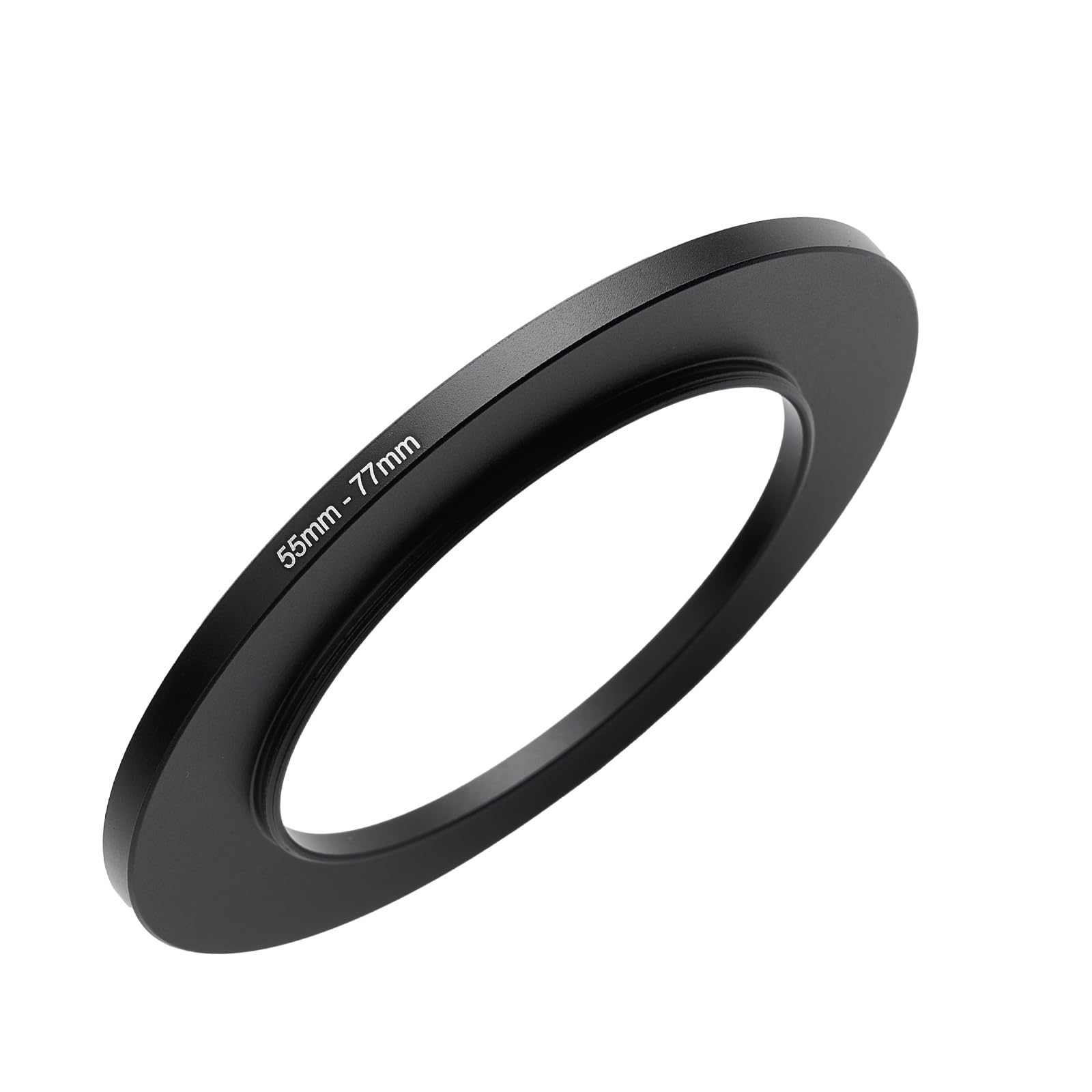 GZNLY 55mm to 77mm Step-up Adapter Rings Filter Adapter Black Metal Step Down Filter Ring Adapter Compatible with All Brand UV CPL ND Camera Lens
