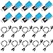 Weewooday 10 Pieces DHT11 Temperature Humidity Sensor Module Digital Single Bus 3.3V-5V, Humidity Measure Range 20%-95% Temperature Measure Range 0-50? with Wires Compatible with Arduino/Raspberry Pi