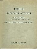  TABLEAUX ANCIENS. SCULPTURES ANTIQUES ET DE LA RENAISSANCE. SCULPTURE FRANCIASES DU XVIIIe SIECLE. CERAMIQUE DE LA CHINE. VENTE LE 25 MARS 1969.