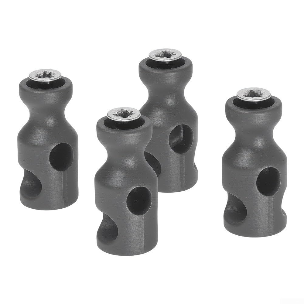 Conector Varilla Desagüe Baño 4uds Plástico Gris