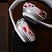 WC Extra Thick Replacement Earpads for Beats Solo 2 & 3 by Wicked Cushions - Ear Pads for Beats Solo 2 & 3 Wireless ON-Ear Headphones - Soft Leather, Luxury Memory Foam, Strong Adhesive | Floral White