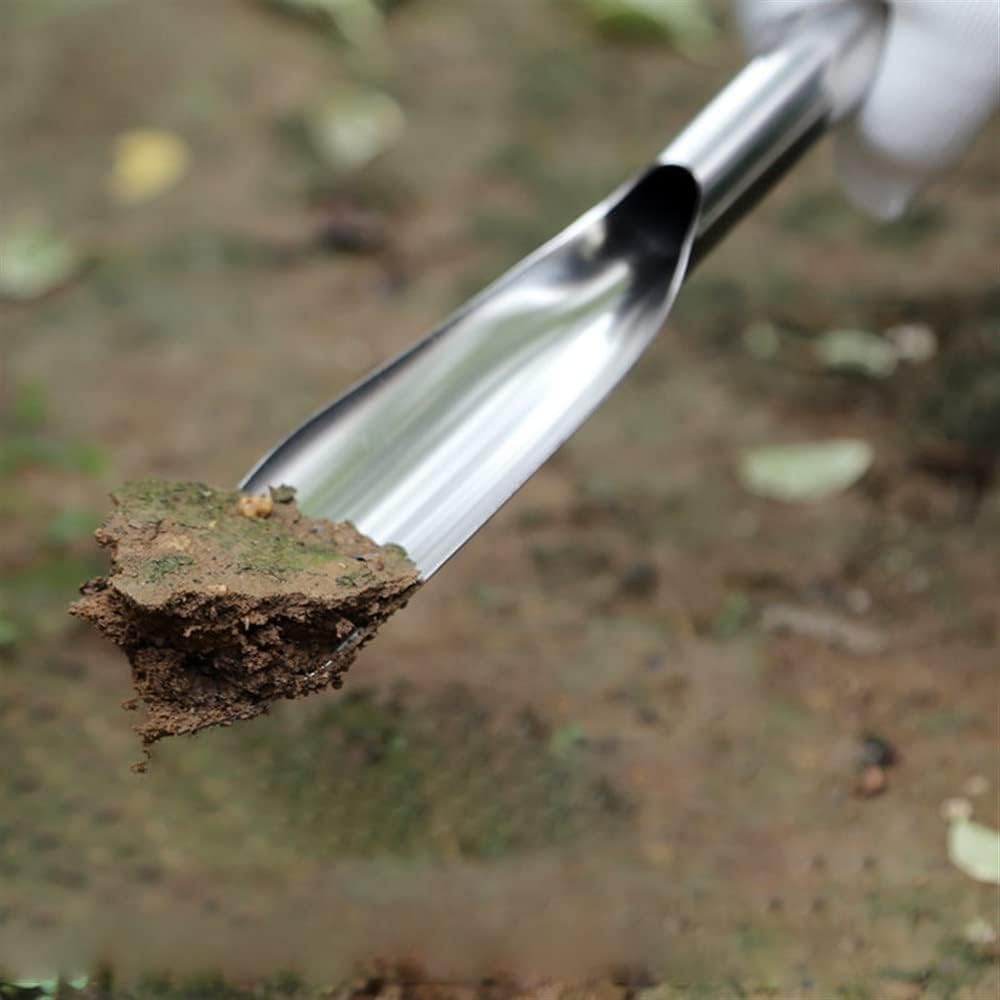 Robustes Edelstahl-Gartenkellen-Set zum Eintopfen, Graben, Umpflanzen und Jäten – langlebige manuelle Werkzeuge
