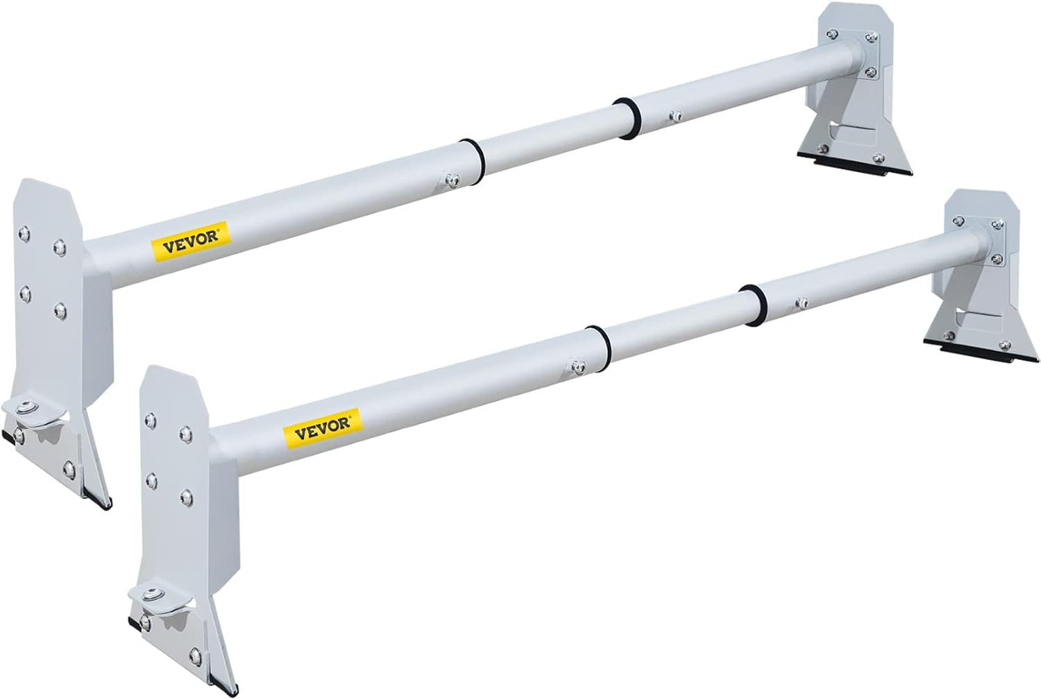 VEVOR Van Roof Ladder Rack, 2 Bars, 331 lbs, 46.5-68.1" Adjustable