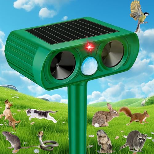 Solar Ultrasonic Animal Repellent