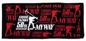 EIKICHI YAZAWA 40th ANNIVERSARY タオル Amazon｜矢沢永吉 フェイスタオル YAZAWA 34cm×80cm 綿100