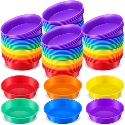Image of 24 Pcs Sorting Bowls for Preschool 6 Colors Counting and Sorting Bowls for Toddlers Early Math and Fine Motor Skills STEM Sets Gift for Toddlers Kids
