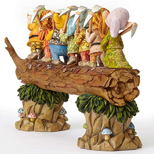 Estatuas Decoração Sete Árvores Anãs Gnomos Estátuas de Jardim Mini Gnomos Estatueta de Resina Conju