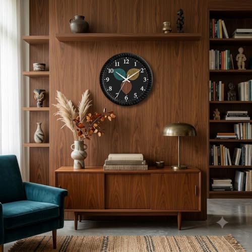 Image of Wall Clock for Living Room Stylish | Clock for Home | Wall Clock for Hall | Wall Watch for Living Room (Multi Leaf)