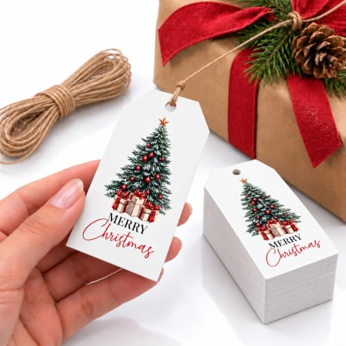 100 Etiquetas para regalos con Cuerda de Yute, Etiquetas para manualidades