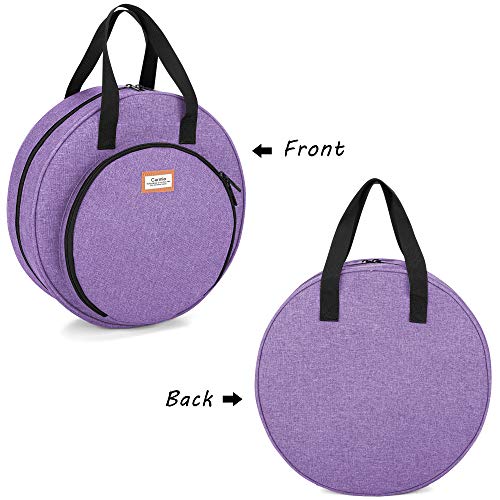 Curmio Embroidery Starter Kit, Cross Stitch Tools Kit With Storage Bag, Embroidery Kit For Adults And Kids Beginners, Diy, Home And Travel,Purple (Patented Design) #TOP4