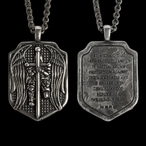 Hero Company St. Michael Pendant - St. Michael The Archangel Necklace - Helps Pair Veterans with a Service Dog or Shelter Dog2