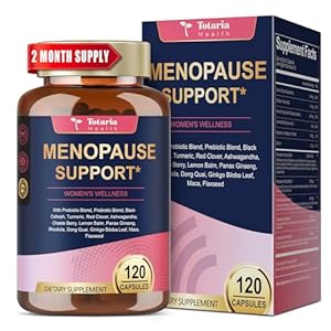 40-in-1 Menopause Supplements for Women, Multibenefit & Complete Black Cohosh for Hot Flashes, Night Sweats & Hormone Balance, w/ Probiotics, DIM, Vitex, Dong Quai, Red Clover and More, 120 Vegan Caps