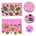 Produktbild 5 Stück Blätter Silikonform Ahornblätter Blatt Silikonformen Fondant Rose Blätter Fondant Kuchen Cutter 3D Leaves Silicone Fondant Mold Deko Werkzeug Baking Icing Sugarcraft Mold Dekorieren