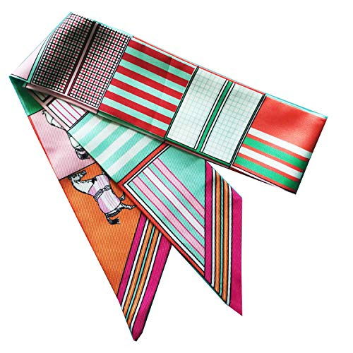 jeunecheval Purse Scarf for Women Bag Scarf Handbag Handle Accessory