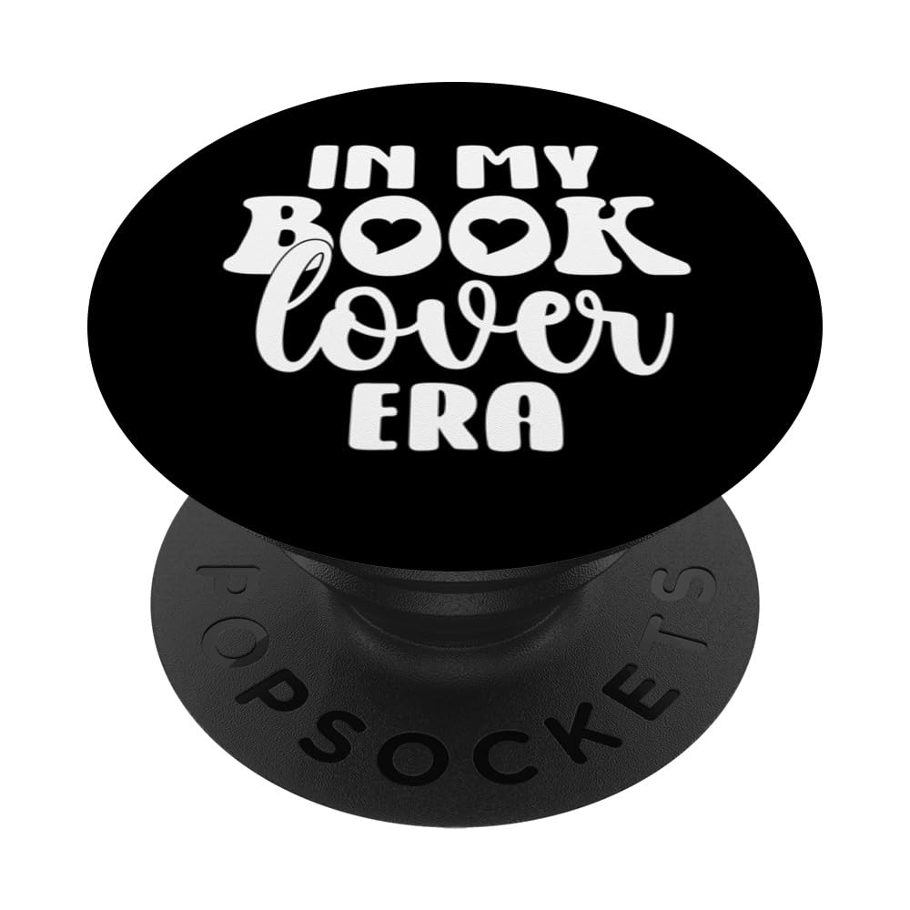 Bookish Funny Book Reading Librarian In My Book Lover Era PopSockets Swappable PopGrip