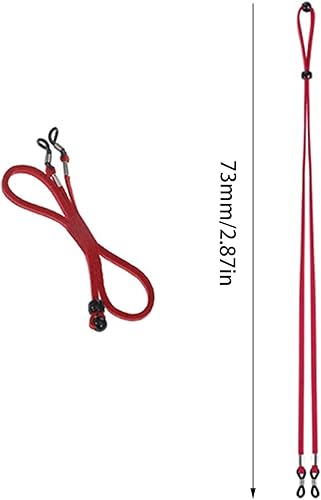 Miniatura 2 de RIENER 10 piezas de retenedor de lentes para gafas, correa antideslizante, longitud ajustable, piel sintética de alta calidad, ajuste universal para