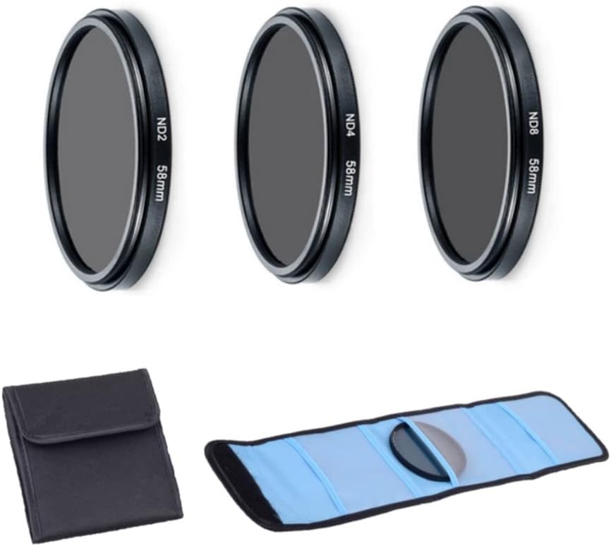 Camera Accessories Bundle Set for Canon EOS M6 M6 Mark II with Canon EF-M 32mm f/1.4 STM Lens ND2 ND4 ND8 Filter Set Black Filter Pouch