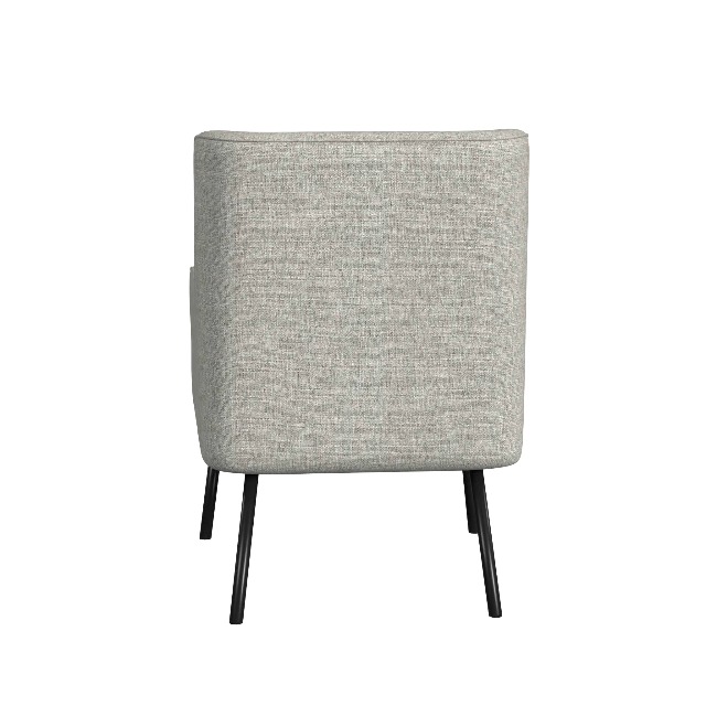 Sillón Moderno Tela Gris Claro miniatura 7