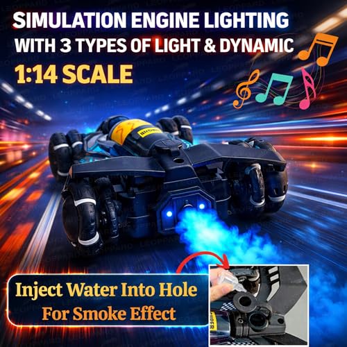 Image of TheLittleOnes 4x4 Rc Drifting Car - Rc Drift Cars High Speed Remote Control Drift Car 2.4GHz Remote Control Drift Stunt Off Road Cars 360 Rotation Toys For Kids & Adults Boys & Girls [CyberDrift Pro]