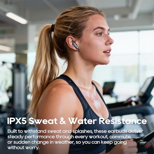 Active Noise Cancelling Earbuds, Wireless Earbuds Earphones Bluetooth 5.4 - image 5