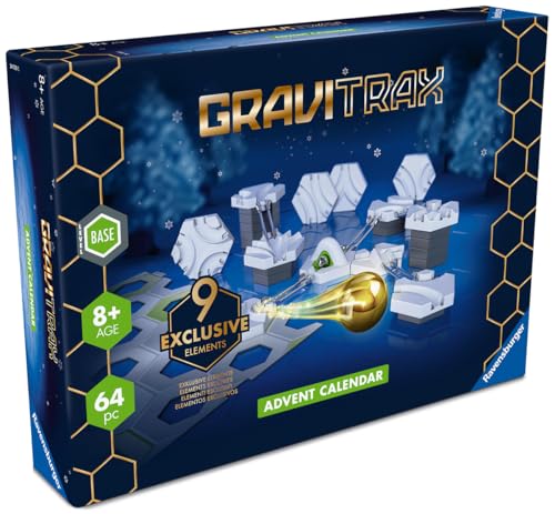 Ravensburger GraviTrax Adventskalender - Ideal für GraviTrax Anfänger und Fans, Konstruktionsspielzeug für Kinder ab 8 Jahren