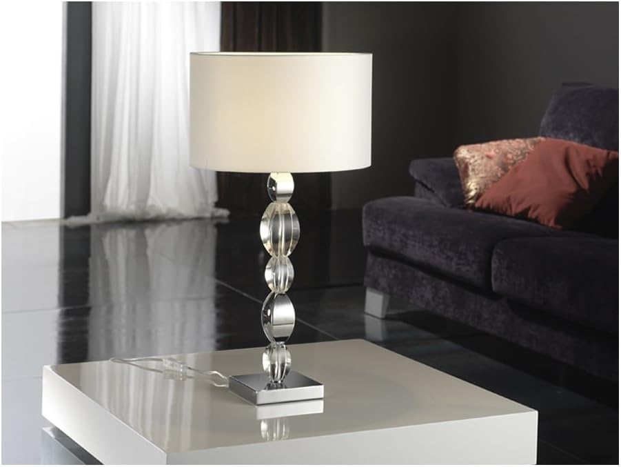 Schuller Domine Table Lamp, Chrome & [Energy Class A+]