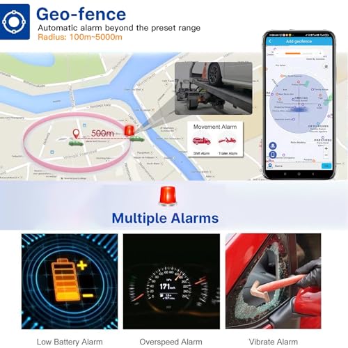 Car Tracker Devices, Zeerkeer 4G GPS Tracker 5000mah Battery Magnetic Waterproof Vehicle Tracker UK & Worldwide Real Time Tracking, Safe Area, Route Memory System and Alarms Car GPS Tracker TK905 - Image 4