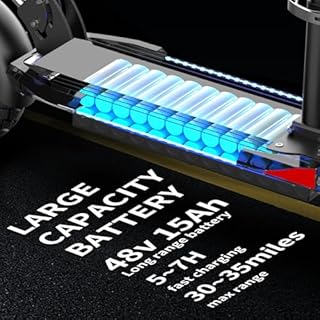 ASKGO Q2 E Scooter, 10 Zoll Offroad E Scooter, 40-45km Reichweite, 150 kg Tragkraft, 20km/h, Vierfache StoBdampfung, Sicherheit Duales Bremssystem Klappbar Elektroroller für Erwachsene