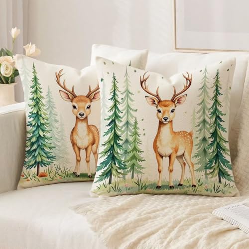 Housse de coussin Noël 65x65 double face imperméable avec zip - 3