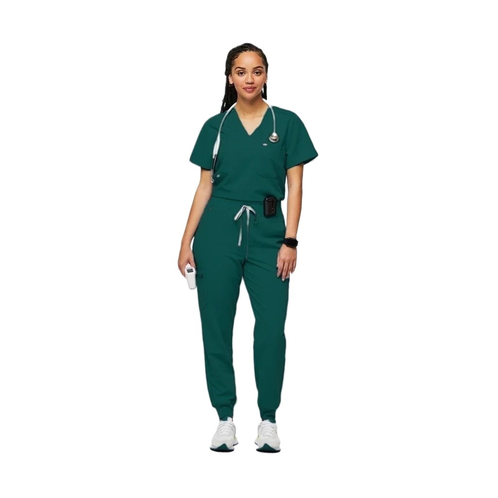 Uniforme Sanitario NiñA Mono de enfermería Moda for Mujer, Camisa salón Belleza, Uniforme Enfermera for Hospital