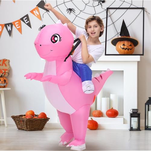 Disfraz Inflable de Dinosaurio para Niños miniatura 6