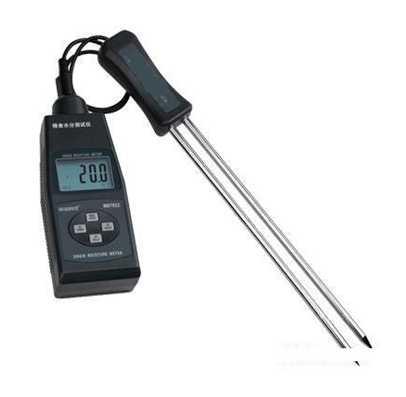 Feuchtigkeitsmesser, Getreidefeuchtigkeitsmessgerät, Maisfeuchtigkeitsmessgerät, Weizenfeuchtigkeitsmessgerät, Feuchtigkeitstestbereich 2% ~ 30, Auflösung 0,5