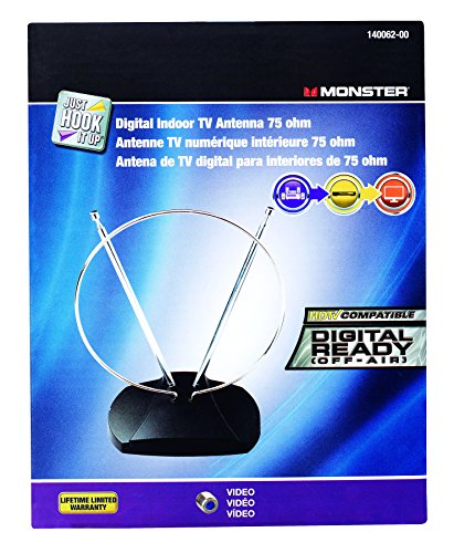 Antenna VHF/UHF/HDTV by Jhiu by Monster MfrPartNo 140062-00