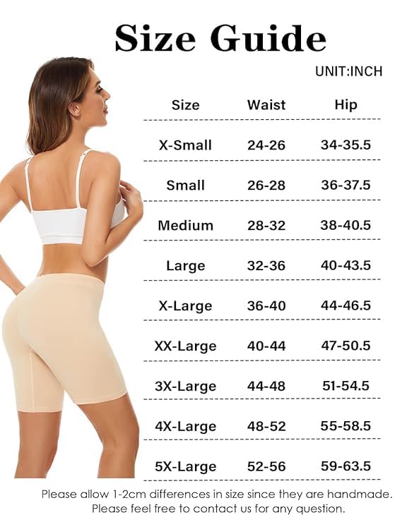 Image of TEXTREE Women's Cotton Boy Shorts Underwear Anti Chafing Soft Biker Short Plus Boy Shorts Panties Multicolor (Pack of 4)