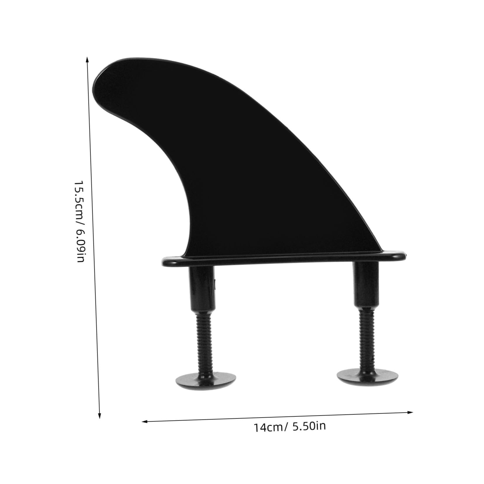 POPETPOP 1 Set Paddle Board Fin Flexible TPU Tail Fins for Inflatable Paddleboards Kayaks Durable Surfboard Balance Tool with Slip Grip Multisport Water Sports Accessory