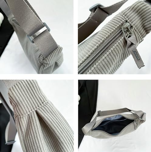 Image of Crossbody Bag Hobo Sling Crescent Bags Women Men Trendy Small Shoulder Bag Purse Dumpling Casual Handbag Adjustable Strap